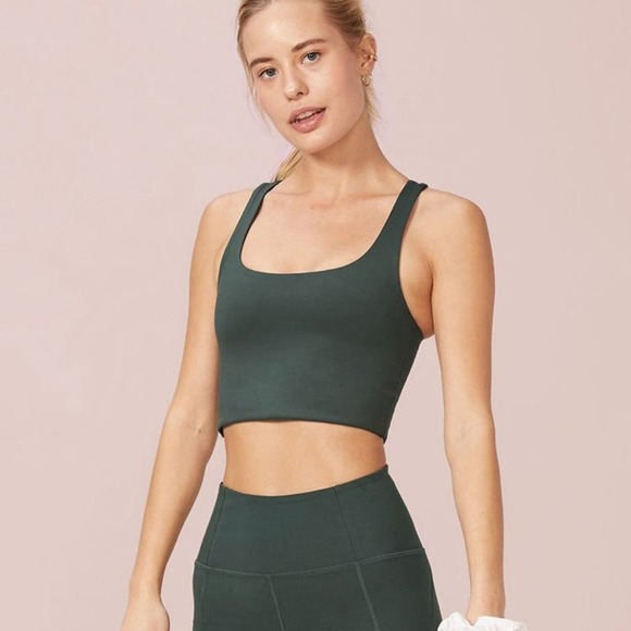 NWT Girlfriend Collective Paloma Sport Bra Moss XS - Picture 1 of 5